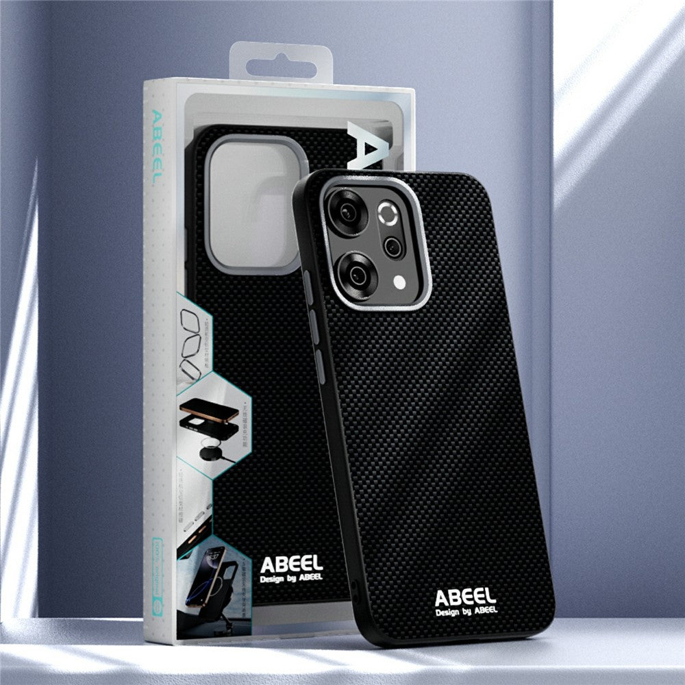 ABEEL magnetiskt fodral med tryck i PC, TPU, aluminiumlegering och läder för Oppo Reno14 Pro 5G (Global)