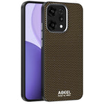 ABEEL For Oppo Reno14 Pro 5G (Global) Magnetic Case Printed PC TPU Aluminum Alloy Leather Phone Cover