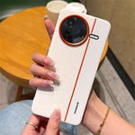 For Xiaomi Redmi K80 5G  /  Poco F7 Pro 5G Case Splicing PC + PU Leather Phone Back Cover with Metal Lens Ring  /  Buttons
