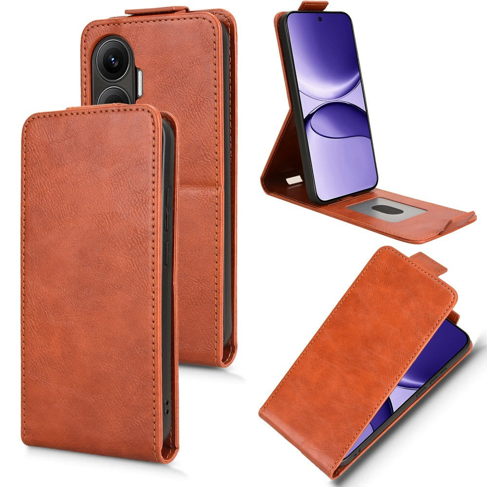 For Xiaomi Poco F7 5G / Redmi Turbo 4 Pro 5G Stand Case Magnetic Clasp Vertical Flip Leather Phone Cover with Card Holder