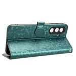 For Samsung Galaxy M56 5G Wallet Case Dot Pattern Imprint PU Leather Phone Cover