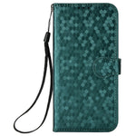For Samsung Galaxy M56 5G Wallet Case Dot Pattern Imprint PU Leather Phone Cover