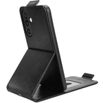 For Samsung Galaxy M56 5G Stand Case Magnetic Clasp Vertical Flip Leather Phone Cover with Card Holder