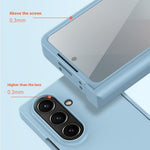 For Samsung Galaxy Z Fold7 5G Case Hinge Protection Skin-Touch PC Phone Cover
