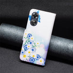 For Oppo A17 4G Phone Case Pattern Printing PU Leather Wallet Stand Cover