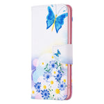 For Oppo A17 4G Phone Case Pattern Printing PU Leather Wallet Stand Cover