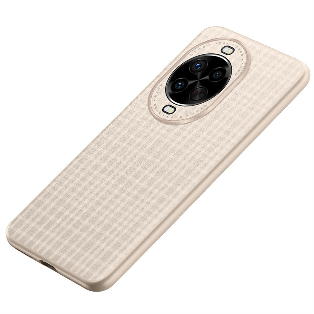 For Huawei nova 14 Pro 5G Case Plaid Texture PU Leather + TPU Protective Phone Cover