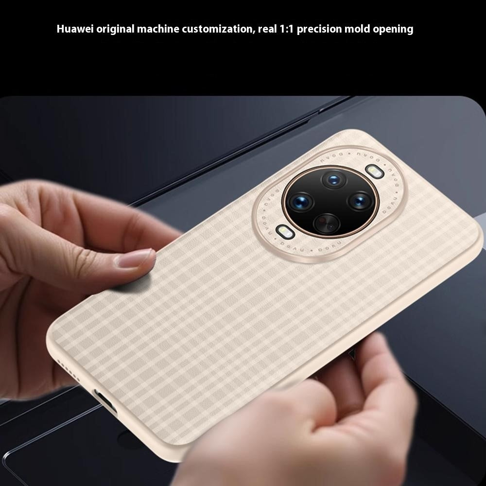 For Huawei nova 14 Pro 5G Case Plaid Texture PU Leather + TPU Protective Phone Cover