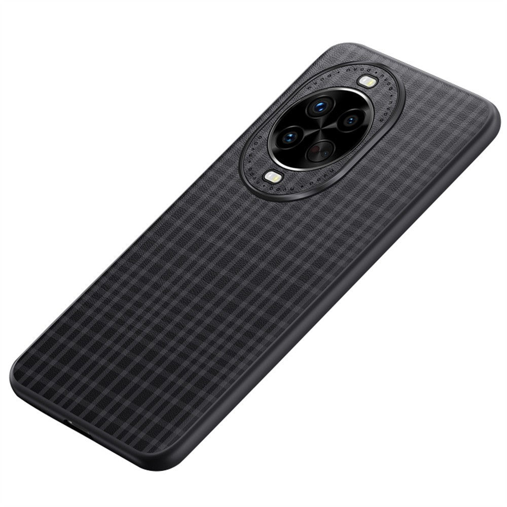 For Huawei nova 14 Pro 5G Case Plaid Texture PU Leather + TPU Protective Phone Cover