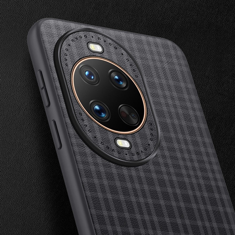 For Huawei nova 14 Ultra 5G Case Plaid Texture PU Leather + TPU Protective Phone Cover