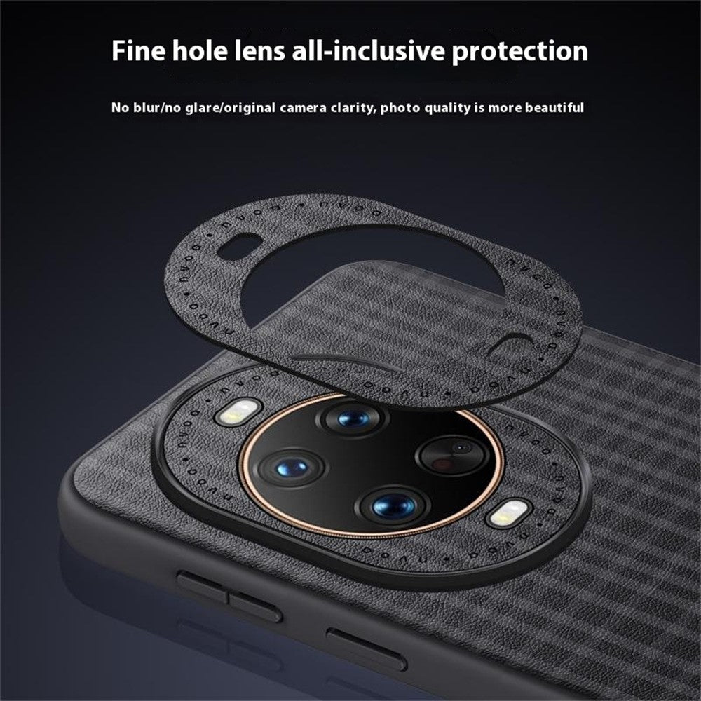 For Huawei nova 14 Ultra 5G Case Plaid Texture PU Leather + TPU Protective Phone Cover