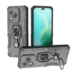 WANLONFENG For Honor 400 Lite 5G Phone Case  PC TPU Back Cover Kickstand with Tempered Glass