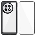 WANLONFENG För OnePlus 13R 5G mobilskal XC-serien TPU Akrylskydd med Härdat Glas (Stort Linshål)