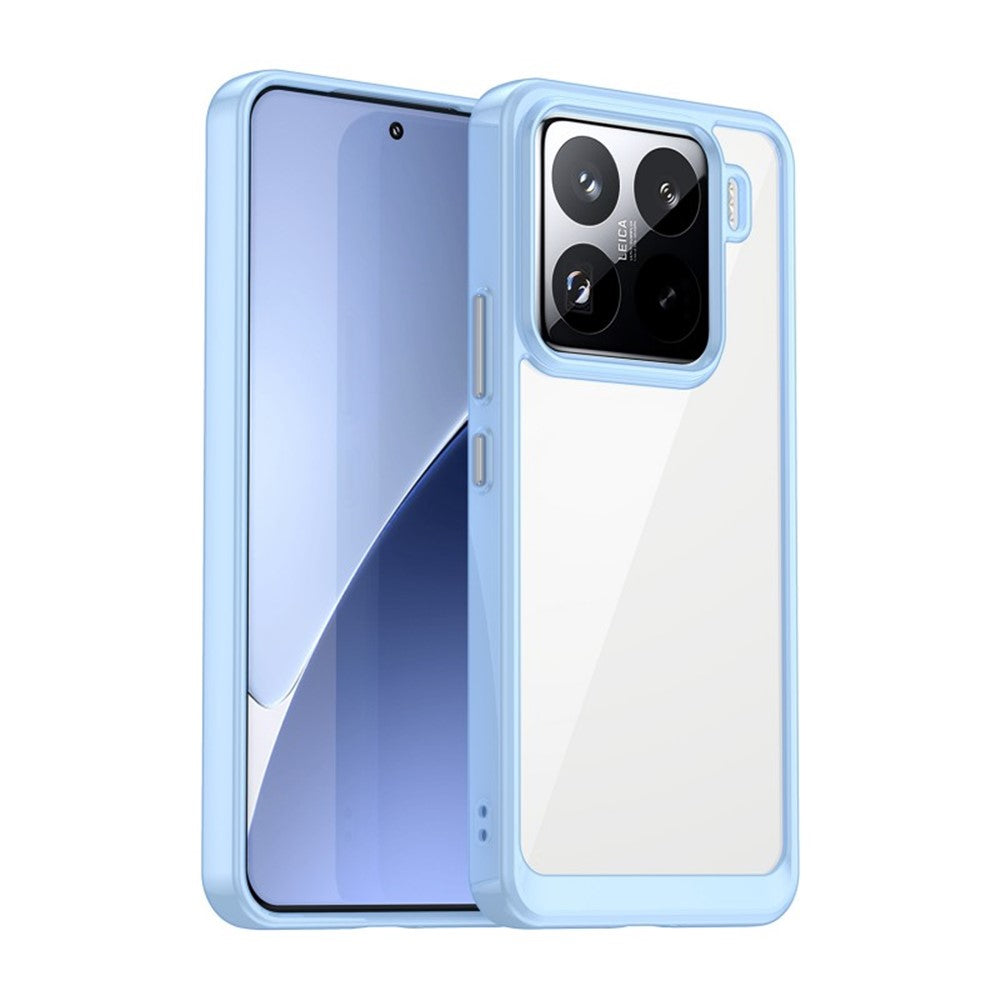 WANLONFENG For Xiaomi 15 Pro Phone Case  XC Series TPU Acrylic Cover with Tempered Glass (Big Lens Hole)