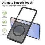 Samsung Galaxy Z Flip7 5G Magnetiskt Skal TPU Ram Akryl Baksida mobilskydd Skin Touch