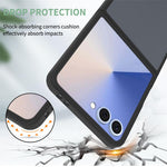 Samsung Galaxy Z Flip7 5G Magnetiskt Skal TPU Ram Akryl Baksida mobilskydd Skin Touch