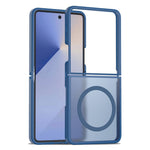 Samsung Galaxy Z Flip7 5G Magnetiskt Skal TPU Ram Akryl Baksida mobilskydd Skin Touch