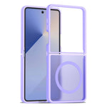 Samsung Galaxy Z Flip7 5G Magnetiskt Skal TPU Ram Akryl Baksida mobilskydd Skin Touch