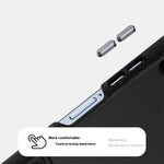 ABEEL För Samsung Galaxy Z Flip7 5G Magnetiskt Skal Brett Kolfiberstruktur Baksida