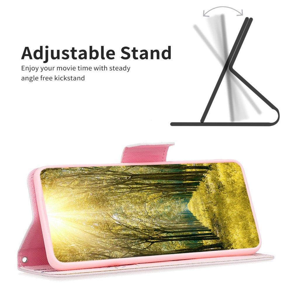 For Samsung Galaxy S23 Phone Case Pattern Printing PU Leather Wallet Stand Cover