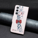 For Samsung Galaxy S23 Phone Case Pattern Printing PU Leather Wallet Stand Cover