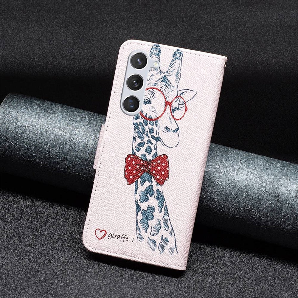 For Samsung Galaxy S23 Phone Case Pattern Printing PU Leather Wallet Stand Cover