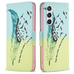 For Samsung Galaxy S23 Phone Case Pattern Printing PU Leather Wallet Stand Cover
