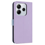 For Xiaomi Redmi Note 14 4G (164.84mm) Case Bowknot Decor Wallet Leather Phone Cover with Wrist Strap