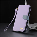 For Xiaomi Redmi Note 14 4G (164.84mm) Case Bowknot Decor Wallet Leather Phone Cover with Wrist Strap