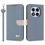 Phone Case For Xiaomi Redmi Note 14 Pro 5G / Note 14 Pro+ 5G / Poco X7 Pro 5G , Bowknot Decor Wallet Leather Cover with Wrist Strap