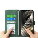 DIERFENG DF-03 For Xiaomi Poco F7 5G  /  Redmi Turbo 4 Pro 5G Case Lines Imprint Wallet Leather Phone Cover