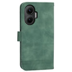 DIERFENG DF-03 For Xiaomi Poco F7 5G  /  Redmi Turbo 4 Pro 5G Case Lines Imprint Wallet Leather Phone Cover