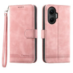 DIERFENG DF-03 For Xiaomi Poco F7 5G  /  Redmi Turbo 4 Pro 5G Case Lines Imprint Wallet Leather Phone Cover