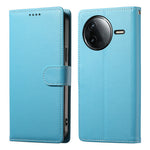 Xiaomi Redmi K80 5G / Poco F7 Pro 5G Stativskal Litchi Textur Läder Plånboksfodral Magnetiskt Tryckknapp