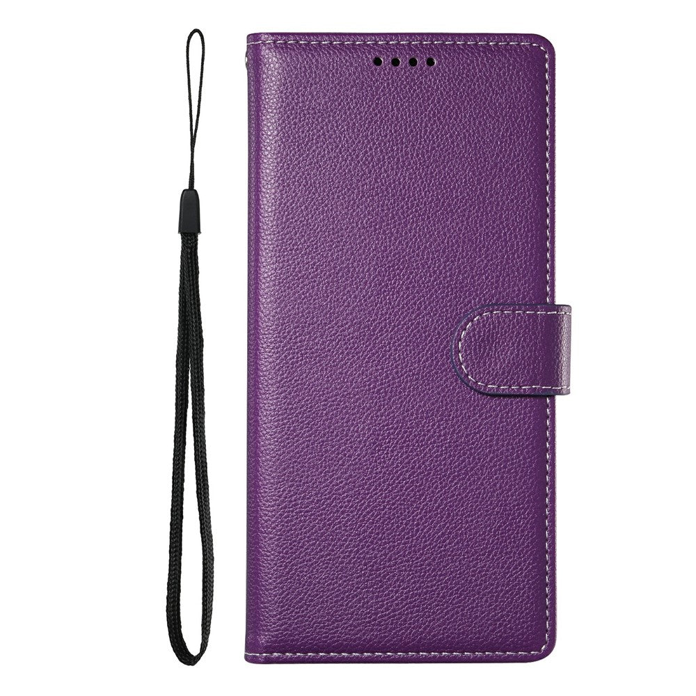 For Honor 400 5G (Global) Stand Case Litchi Texture Leather Wallet Phone Cover Magnetic Snap