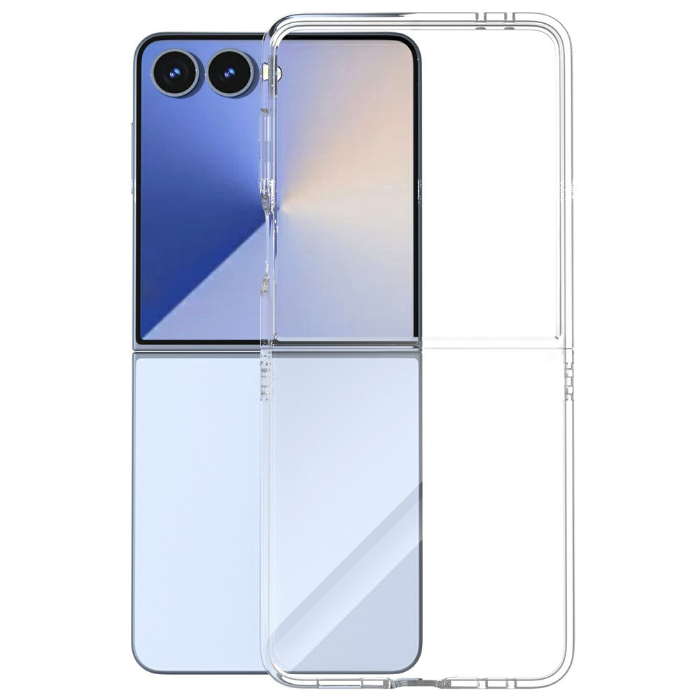For Samsung Galaxy Z Flip7 5G Clear Case Anti-Drop Hard PC Phone Cover
