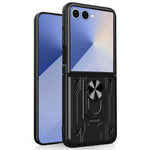 For Samsung Galaxy Z Flip7 5G Case Kickstand PC Phone Back Cover