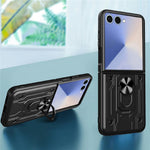 For Samsung Galaxy Z Flip7 5G Case Kickstand PC Phone Back Cover