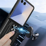 For Samsung Galaxy Z Flip7 5G Case Kickstand PC Phone Back Cover