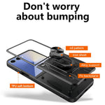 For Samsung Galaxy Z Flip7 5G Case Kickstand PC Phone Back Cover