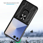 For Samsung Galaxy Z Flip7 5G Case Kickstand PC Phone Back Cover