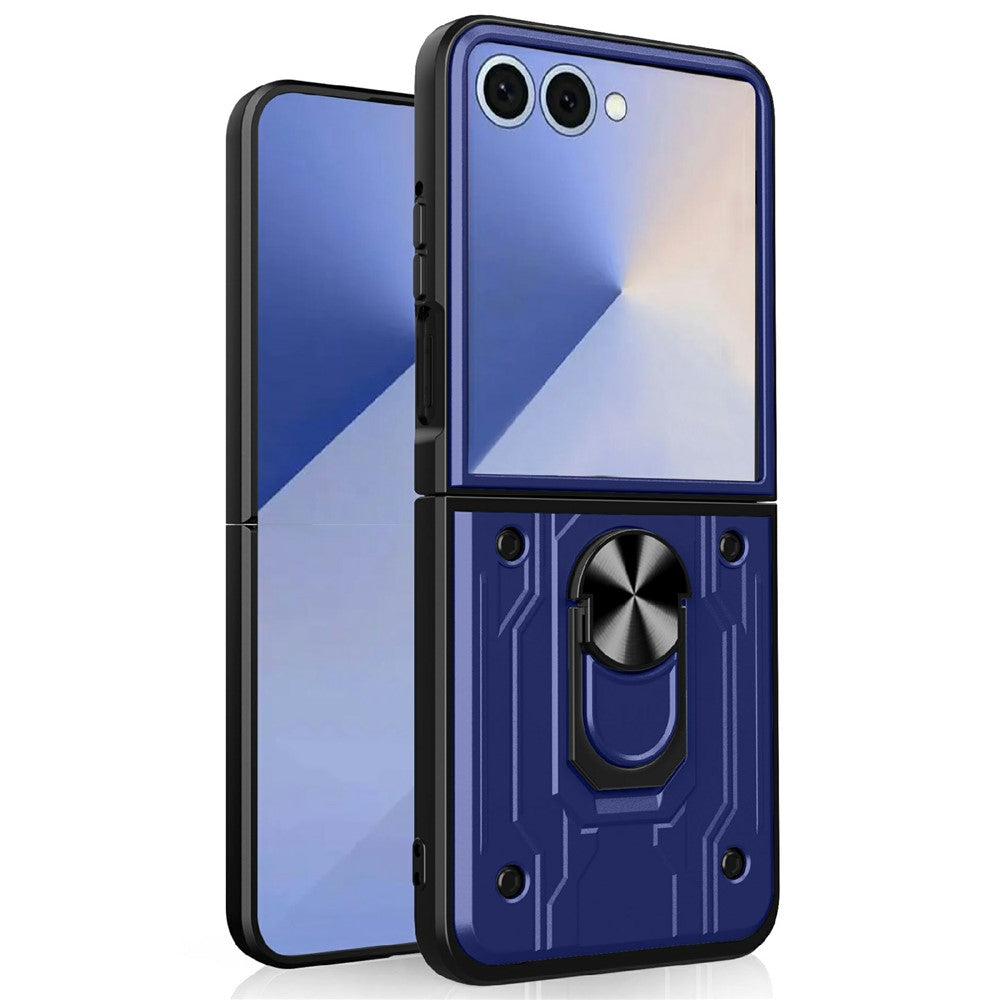 For Samsung Galaxy Z Flip7 5G Case Kickstand PC Phone Back Cover
