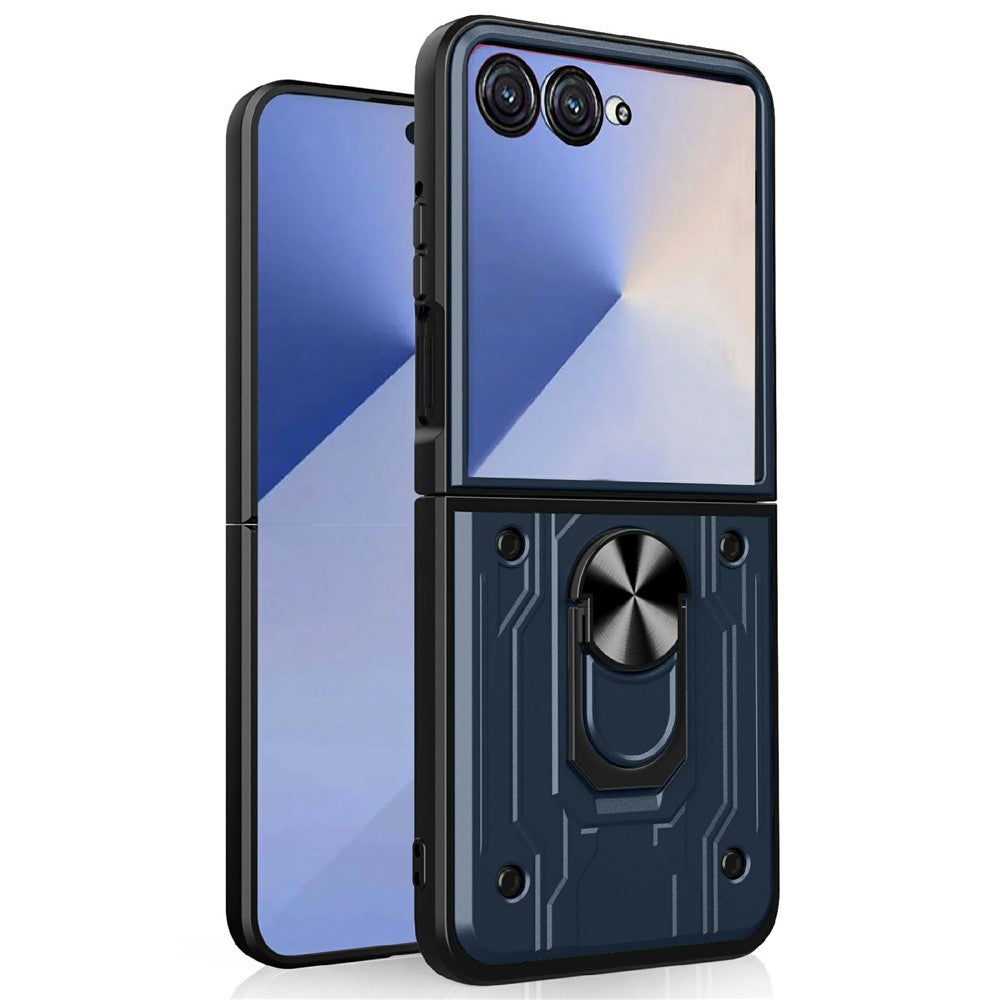 For Samsung Galaxy Z Flip7 5G Case Kickstand PC Phone Back Cover
