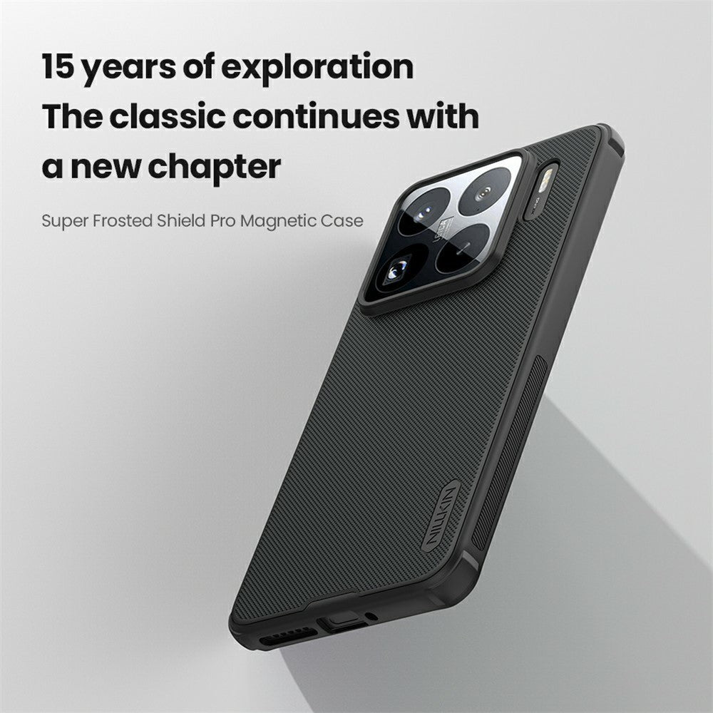 NILLKIN Frosted Shield Pro for Xiaomi 15S Pro Magnetic Case PC + TPU Phone Cover