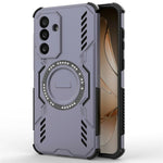 For Samsung Galaxy M56 5G Magnetic Case Butterfly Armor Hollow Heat Dissipation PC + TPU Phone Cover