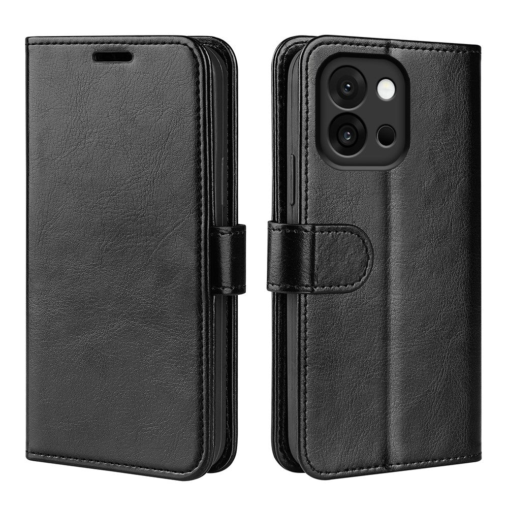 For Xiaomi 13T Case Crazy Horse Texture Stand Leather Phone Cover