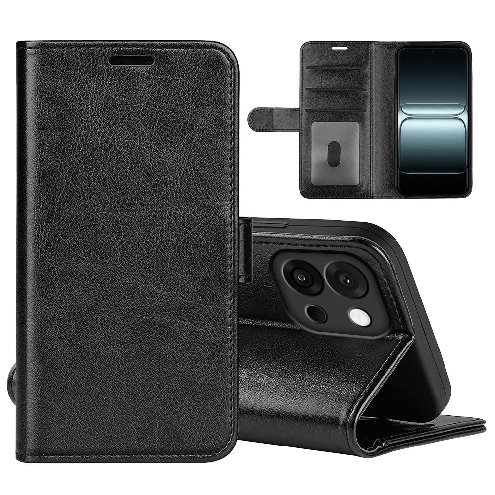 For Xiaomi 13T Case Crazy Horse Texture Stand Leather Phone Cover
