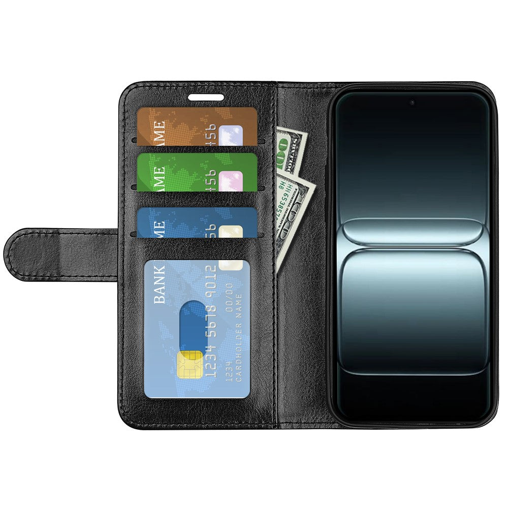 For Xiaomi 13T Case Crazy Horse Texture Stand Leather Phone Cover