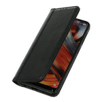 Samsung Galaxy A08 5G / A08 4G / A07 5G / A07 4G / A07s 4G / A06 5G / A06 4G Stativskal Splitläder Litchitextur Plånboksfodral
