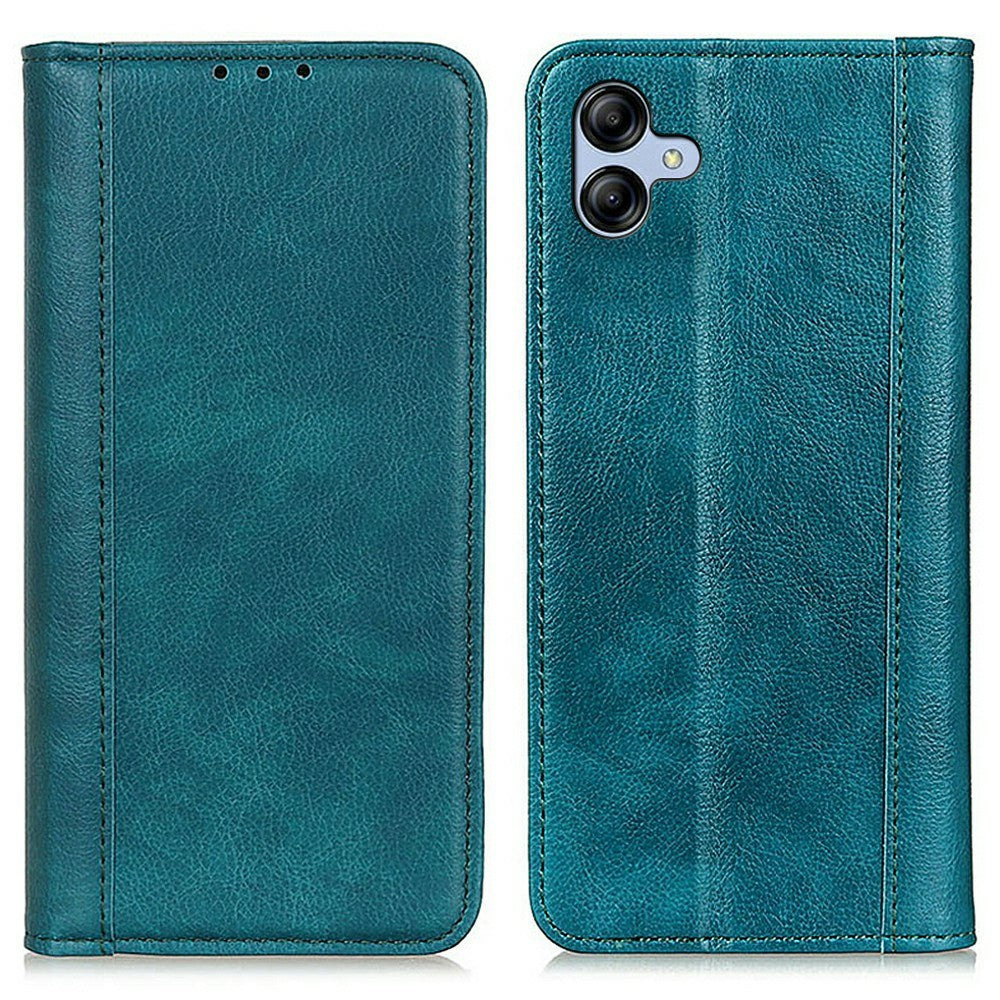 Samsung Galaxy A08 5G / A08 4G / A07 5G / A07 4G / A07s 4G / A06 5G / A06 4G Stativskal Splitläder Litchitextur Plånboksfodral